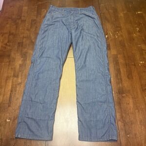 BIG SMITH Carpenter Insulated‎ Jeans Men 33x33 Workwear Outdoor Blue Denim